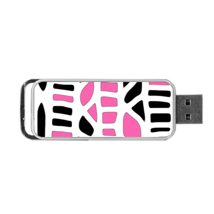 Pink decor Portable USB Flash (Two Sides)