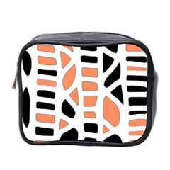 Orange Decor Mini Toiletries Bag 2-side by Valentinaart