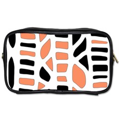 Orange Decor Toiletries Bags by Valentinaart