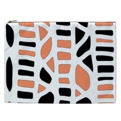 Orange Decor Cosmetic Bag (xxl)  by Valentinaart