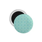 Light Blue Lattice Pattern 1.75  Magnets Front