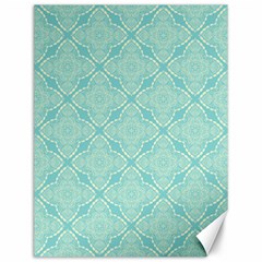 Light Blue Lattice Pattern Canvas 12  X 16   by TanyaDraws