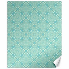 Light Blue Lattice Pattern Canvas 16  X 20   by TanyaDraws