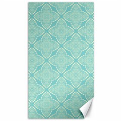 Light Blue Lattice Pattern Canvas 40  X 72  