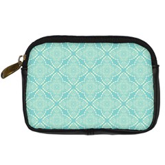 Light Blue Lattice Pattern Digital Camera Cases by TanyaDraws