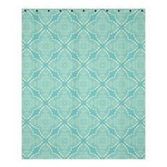 Light Blue Lattice Pattern Shower Curtain 60  X 72  (medium)  by TanyaDraws