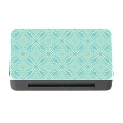 Light Blue Lattice Pattern Memory Card Reader With Cf by TanyaDraws