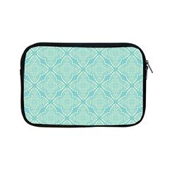 Light Blue Lattice Pattern Apple Ipad Mini Zipper Cases by TanyaDraws