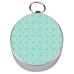 Light Blue Lattice Pattern Silver Compasses by TanyaDraws