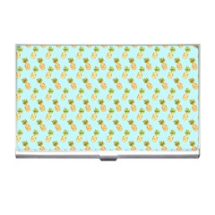 Tropical Watercolour Pineapple Pattern Business Card Holders