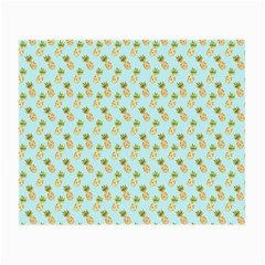 Tropical Watercolour Pineapple Pattern Small Glasses Cloth