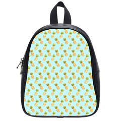 Tropical Watercolour Pineapple Pattern School Bags (small)  by TanyaDraws