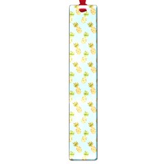 Tropical Watercolour Pineapple Pattern Large Book Marks by TanyaDraws