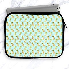 Tropical Watercolour Pineapple Pattern Apple Ipad 2/3/4 Zipper Cases by TanyaDraws