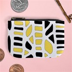 Yellow decor Mini Coin Purses Front