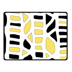 Yellow Decor Fleece Blanket (small)