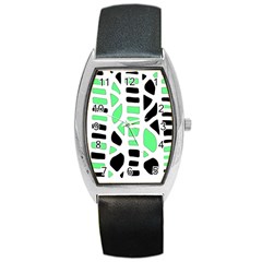 Light Green Decor Barrel Style Metal Watch by Valentinaart