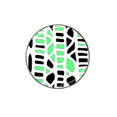 Light Green Decor Hat Clip Ball Marker (4 Pack) by Valentinaart