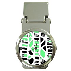 Light Green Decor Money Clip Watches by Valentinaart