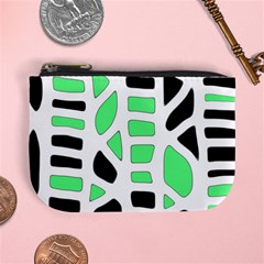 Light Green Decor Mini Coin Purses by Valentinaart