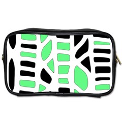 Light Green Decor Toiletries Bags 2-side by Valentinaart