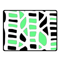 Light Green Decor Fleece Blanket (small)