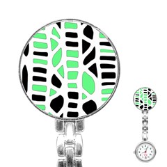 Light Green Decor Stainless Steel Nurses Watch by Valentinaart