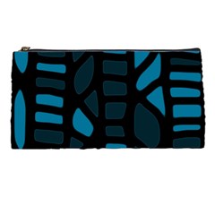 Deep Blue Decor Pencil Cases by Valentinaart