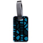 Deep blue decor Luggage Tags (Two Sides) Front