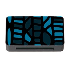 Deep Blue Decor Memory Card Reader With Cf