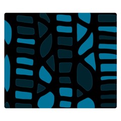 Deep Blue Decor Double Sided Flano Blanket (small) 