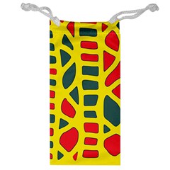 Yellow, green and red decor Jewelry Bags