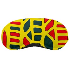 Yellow, green and red decor Sleeping Masks