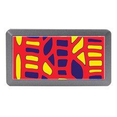 Red, Yellow And Blue Decor Memory Card Reader (mini)