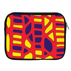 Red, Yellow And Blue Decor Apple Ipad 2/3/4 Zipper Cases by Valentinaart