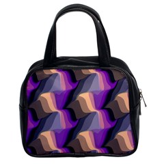 Wavy Pattern                                                                                           Classic Handbag (two Sides)