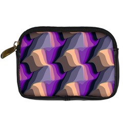 Wavy Pattern                                                                                           	digital Camera Leather Case