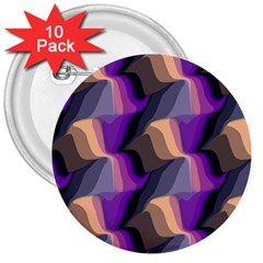 Wavy Pattern                                                                                           			3  Button (10 Pack) by LalyLauraFLM