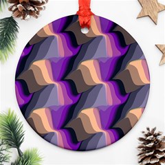 Wavy Pattern                                                                                           			ornament (round) by LalyLauraFLM