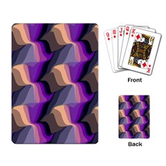 Wavy Pattern                                                                                           			playing Cards Single Design by LalyLauraFLM