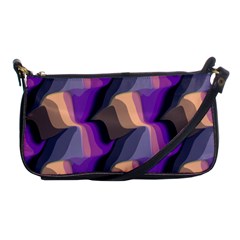 Wavy Pattern                                                                                           			shoulder Clutch Bag by LalyLauraFLM