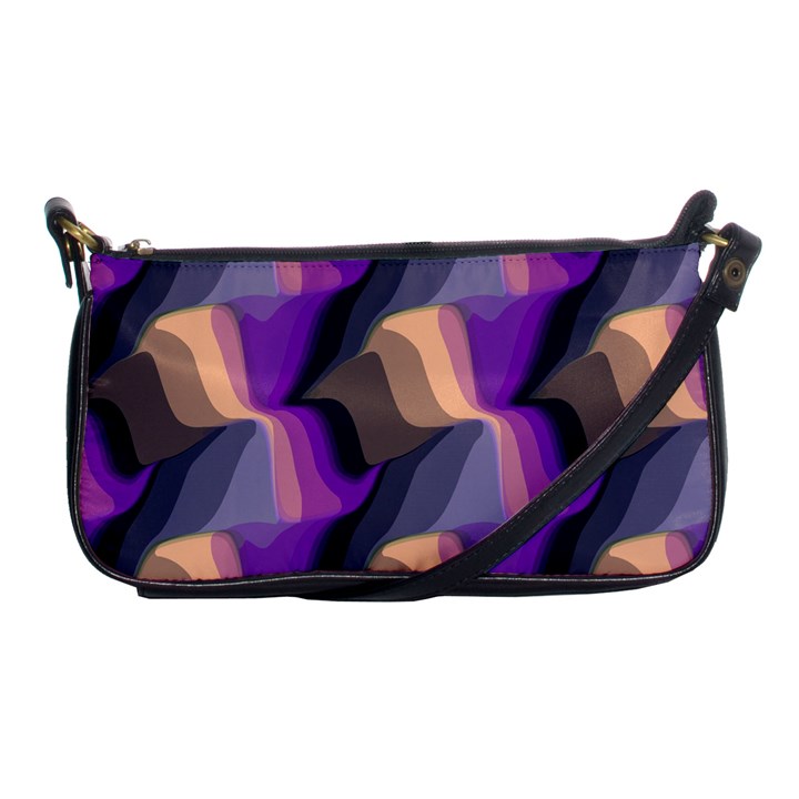 Wavy pattern                                                                                           			Shoulder Clutch Bag