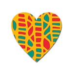 Abstract decor Heart Magnet Front