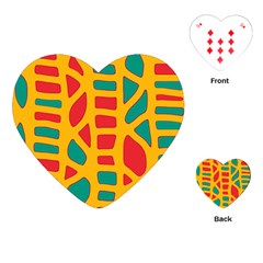 Abstract Decor Playing Cards (heart) 