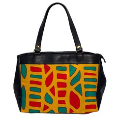 Abstract Decor Office Handbags by Valentinaart