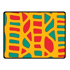 Abstract Decor Fleece Blanket (small)