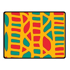 Abstract Decor Double Sided Fleece Blanket (small) 