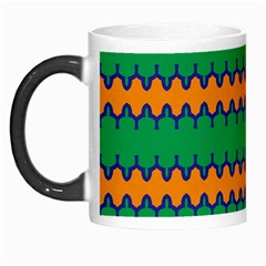 Orange Green Chains                                                                                            Morph Mug by LalyLauraFLM