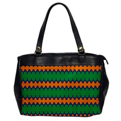 Orange Green Chains                                                                                            			oversize Office Handbag by LalyLauraFLM