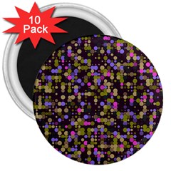 Dots                                                                                             			3  Magnet (10 Pack) by LalyLauraFLM